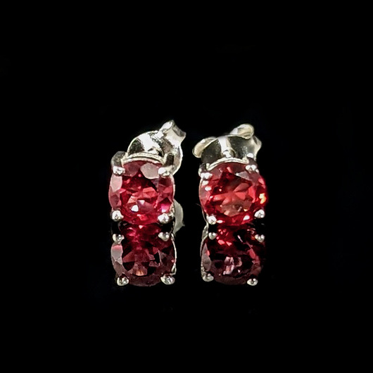 kolczyki srebrne Kolczyki srebrne Barocco- subtelne rodolity