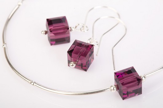 kryształ Swarovski cube - przywieszka dla Pani Doroty mellody