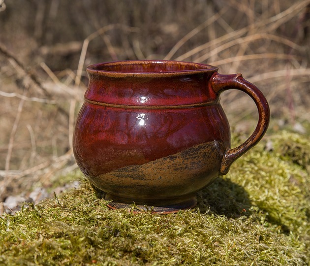 kubki Kubek ceramiczny ręcznie wykonany