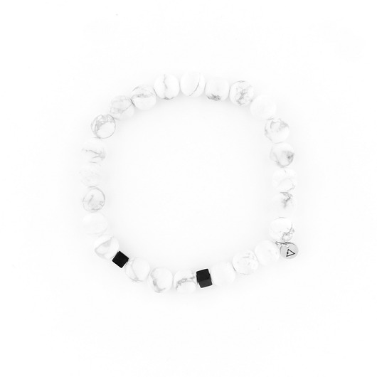 biżuteria męska Męska bransoletka z kamieniami mądrości