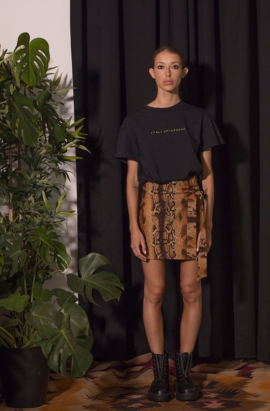 spódnice mini Spódnica wąż