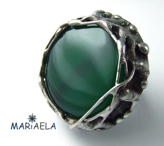 CIEMNOZIELONY AGAT MARIAELA