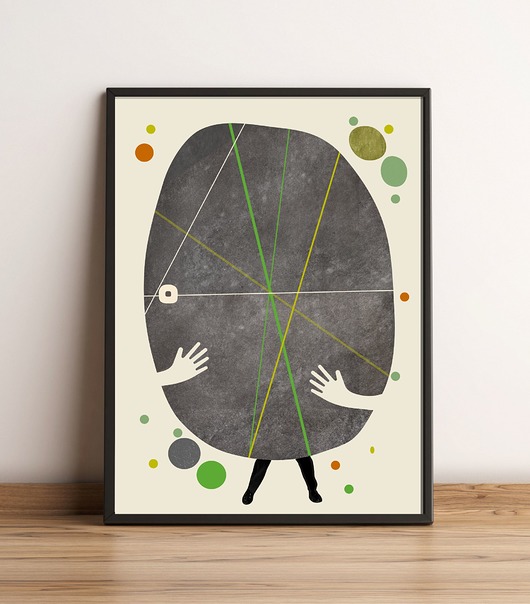 plakaty Plakat kosmiczny pyłek   30x40