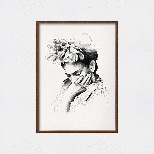 plakaty Plakat Frida Kahlo - Art
