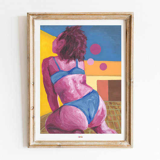 Print "Różowe Ścieżki" effe colors