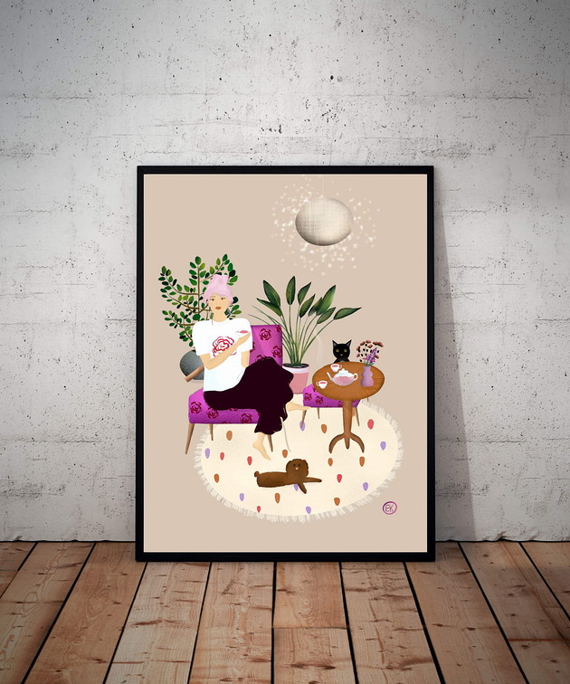 plakaty Plakat Lazy Day