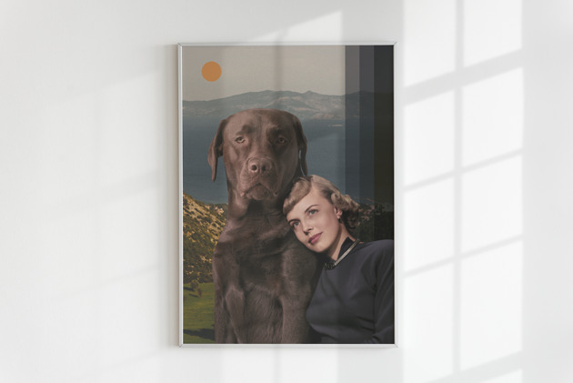 plakaty Plakat NAJLEPSZY PSYJACIEL (KOLAŻ)
