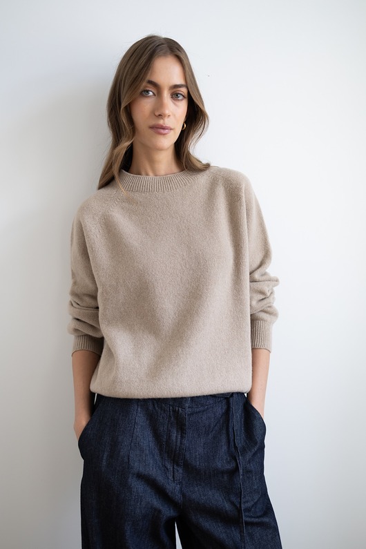 swetry damskie  Sweter Simple Mocha