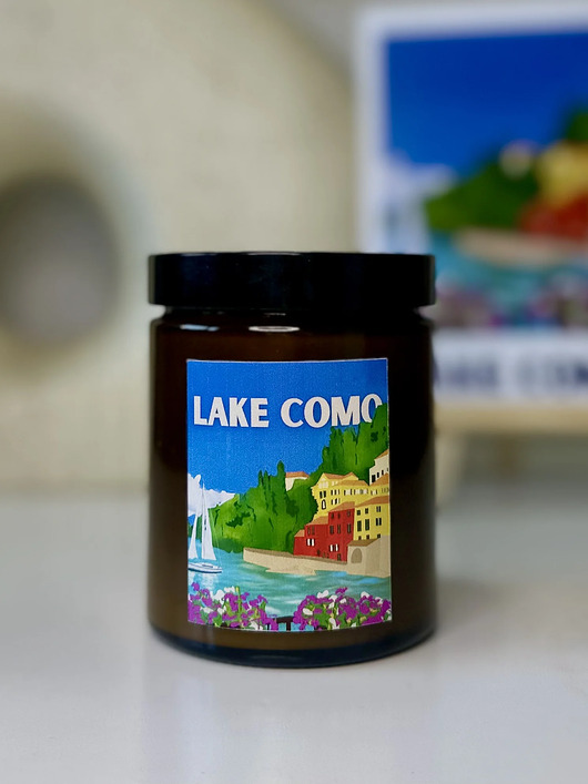 świeczniki i świece Świeca sojowa - LAKE COMO - ITALY