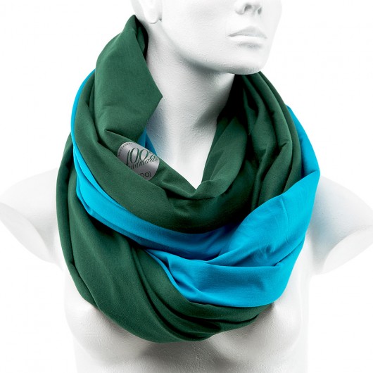 Tuba Komin Szal 2w1 TURKUS SZMARAGD CADOaccessories