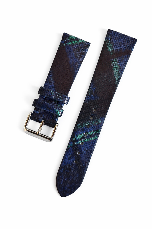 zegarki różne Pasek do zegarka  rozm: 20mm granatowy szkocka kratka