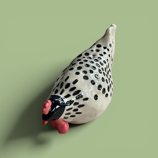 figurki i rzeźby Ręcznie wykonana KURA