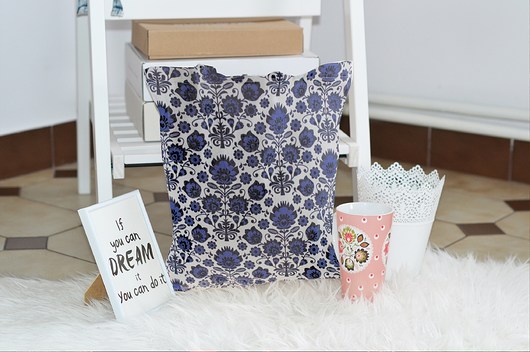 Torba bawełniana fullprint -niebieski folk AllbagAllprints