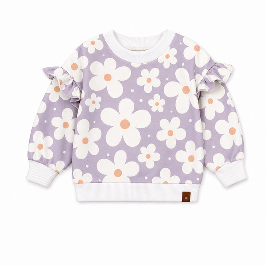 bluzy dla dziewczynki Bluza dziecięca Kwiaty