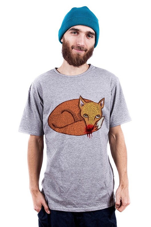 T-shirt męski 'licek chytrusek' dziendobry
