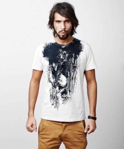 Iban trophy beige T-shirt - SELVA SELVA