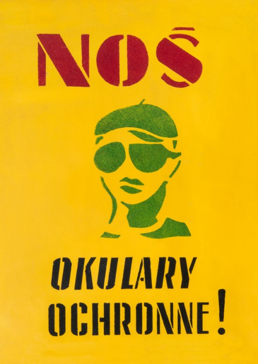 NOŚ OKULARY Plakat Ledon