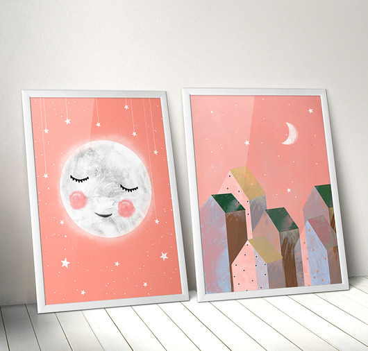 2 grafiki 50x70 Anita Tomala