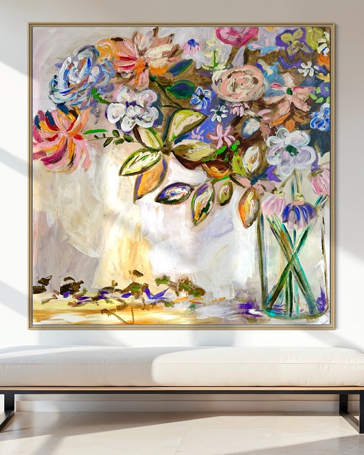 obrazy Obraz abstrakcyjny 110x110 cm