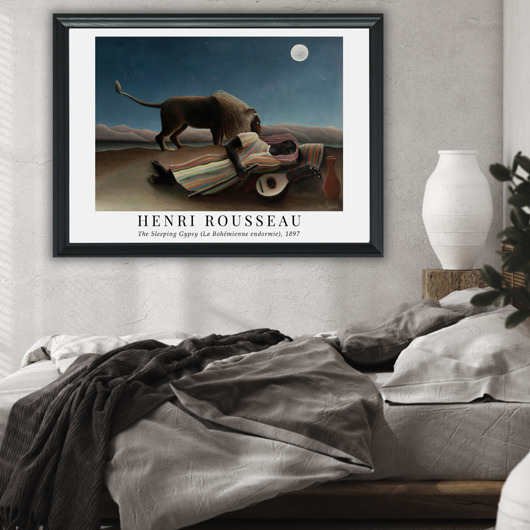 plakaty Plakat reprodukcja Henri Rousseau "The Sleeping Gypsy"
