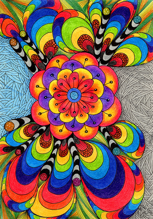 plakaty 5. TĘCZA - rysunek, plakat.