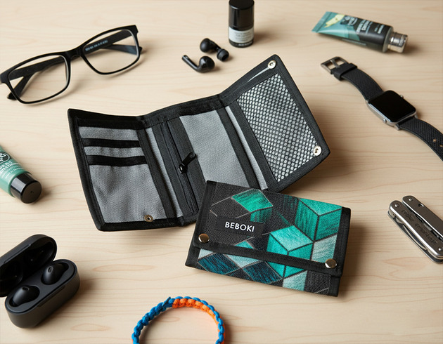 portfele damskie Portfel Men / BEBOKI wodoodporny