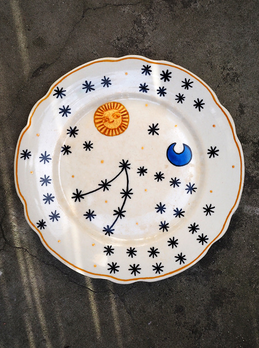 dodatki - różne Talerz ceramiczny Niebo
