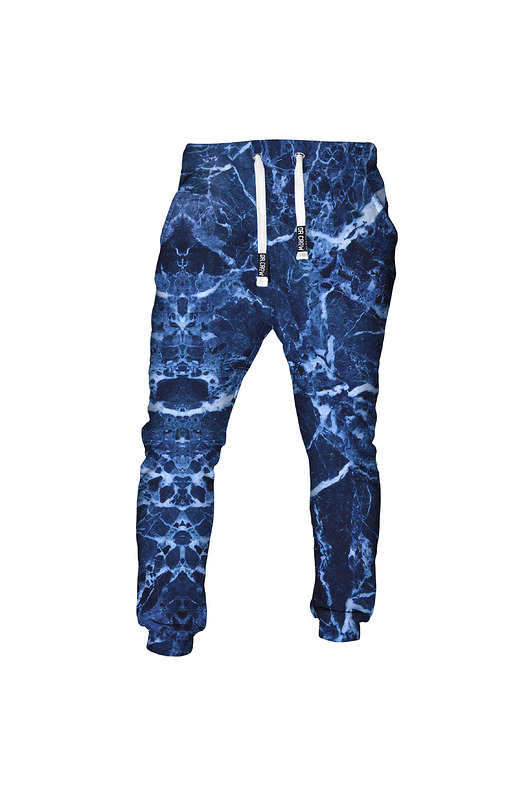 spodnie męskie Męskie Spodnie Fullprint DR.CROW Marble Blue