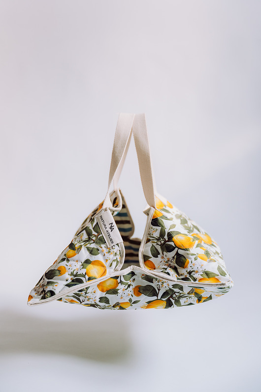 torebki do ręki Wielorazowa Torba na Ciasto - Cytrynki