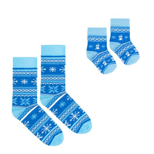 Zestaw 2 par skarpetek dla Mamy i Niemowlaka FAVES. Socks&Friends