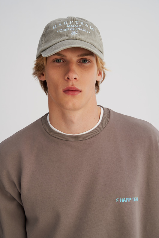 czapki i kapelusze męskie Sprana czapka z daszkiem VINTAGE szara