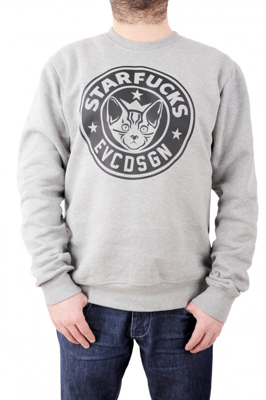 EVC DSGN / bluza Strafucks SWTR / grey EVC DSGN