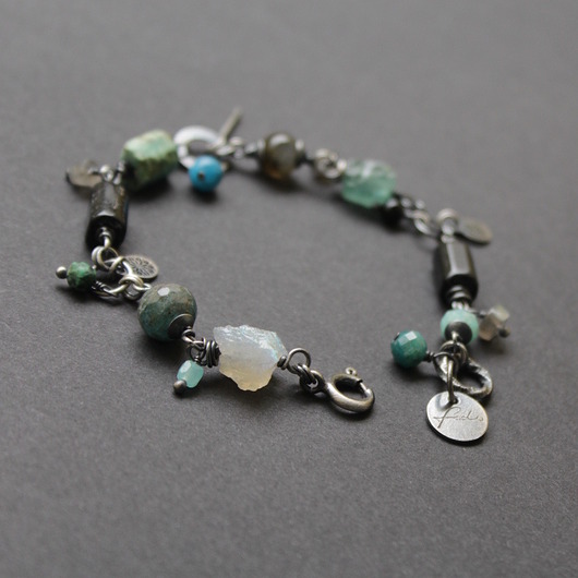 bransoletki z kamieni naturalnych Unikatowa bransoletka - Wielka moc minerałów - Morza i Oceany IVI