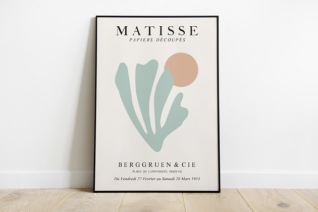 Henri Matisse  inspiracja, plakat wystawowy Pas De LArt
