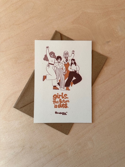 kartki okolicznościowe - wydruki Kartka Girl Power