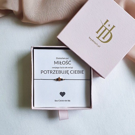 bransoletki na sznurku Bransoletka z prośbą o świadkowanie