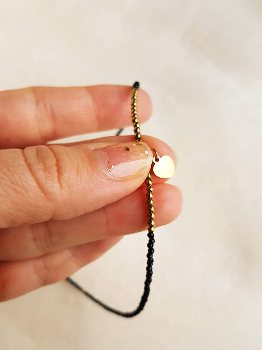 chokery Choker z onyksami