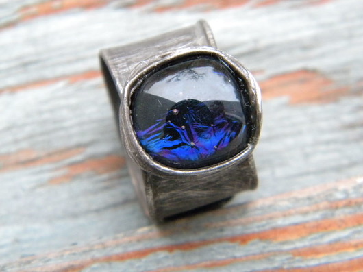 Roman Ancient Ring ;) szkło dichroiczne Beata Trotter