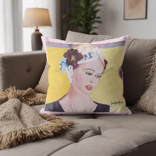 poduszki z grafiką House Poduszka dekoracyjna  autorska 40x40 obraz  Kamila Stefania Tkaczyk