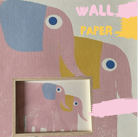 obrazy i plakaty do pokoju dziecięcego 2 Słonie , rodzinka , przyjaciele