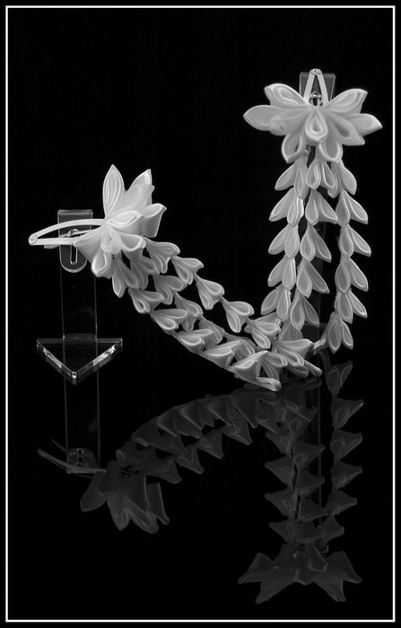 Zestaw Pure White  HarukichiKanzashi
