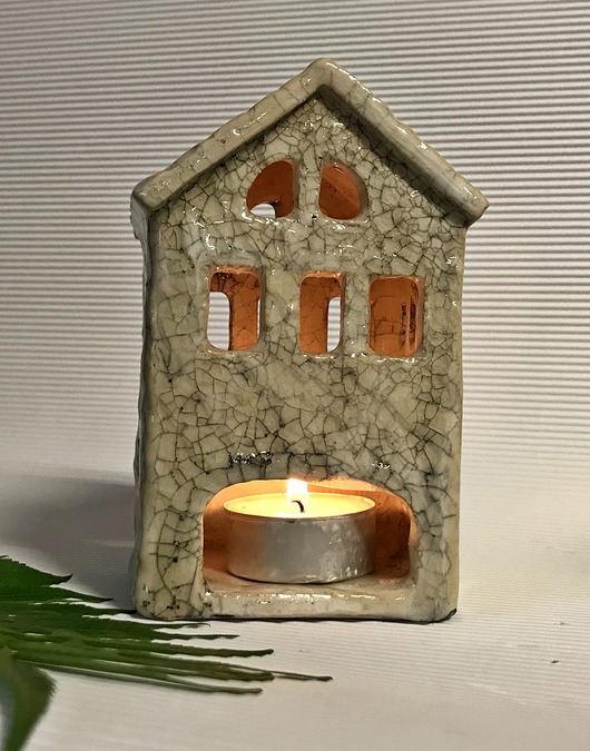 Ceramiczny domek - świecznik Ceramystiq