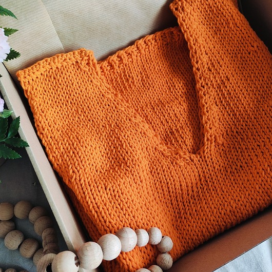 topy damskie Bawełniany top pomarańczowy Orange Passion
