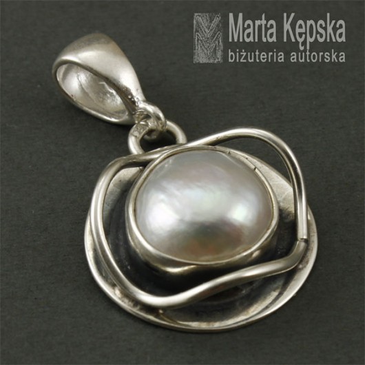 z perłą - wisior Marta Kepska