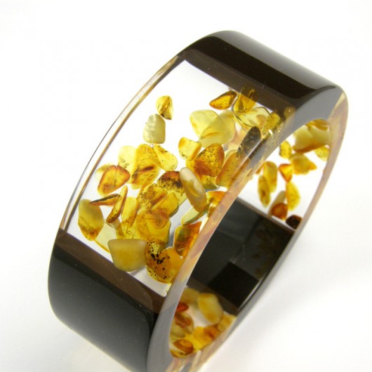 Bransoleta Amber Passion Czekolada Sylwia Całus