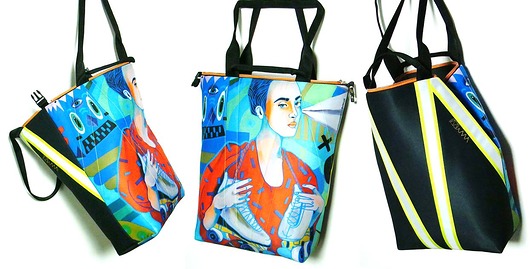 1149 art MIMA bag UNI & Marcin Painta print MIMAbags
