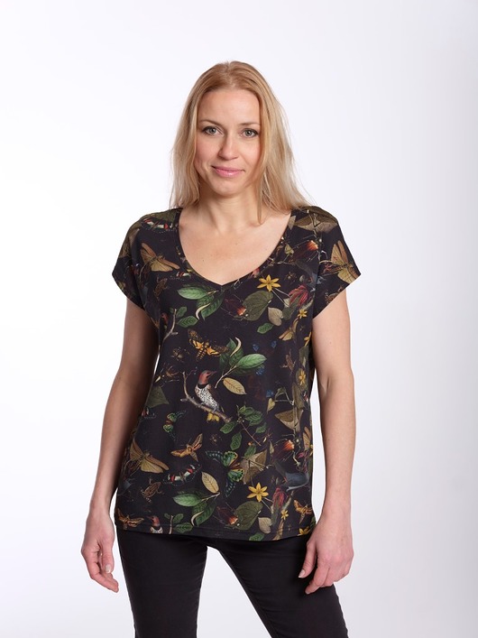 T-SHIRT DIA Black Botanica NO SUGAR WEAR