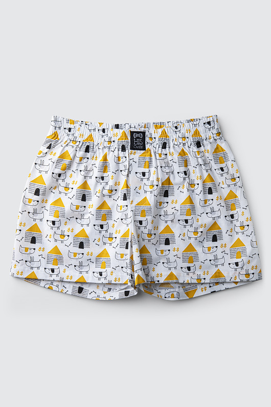 Spodenki męskie do spania bokserki PSIA BUDA HisOutfit