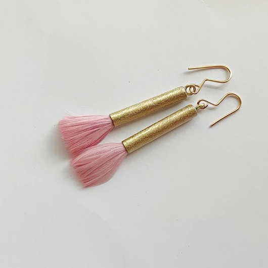 kolczyki z piórami PIÓRKO kolczyki