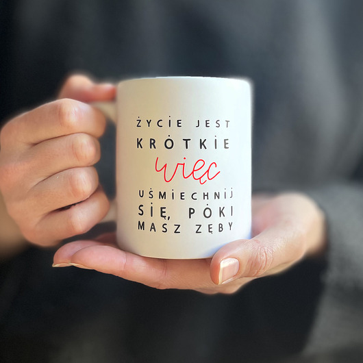 kubki Uśmiechnij się kubek 330ml